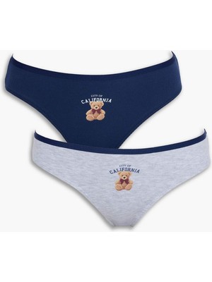 DeFacto Ribana 2'li Brief Külot F6084AX26SP