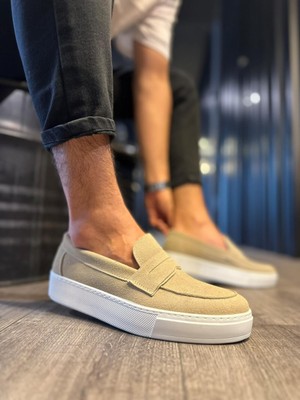 Elma Shop Günlük Klasik Ayakkabı  Vizon Süet