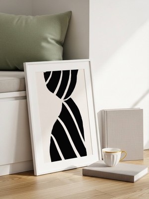 Fuart.Co Modern Silüet Art Bohem Dijital Baskı Poster (Çerçevesiz) ARFU