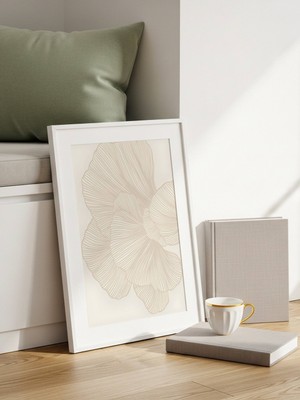 Fuart.Co Zarif Doku Art Bohem Dijital Baskı Poster (Çerçevesiz) ARFU