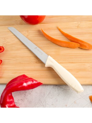 Aryıldız Primo Lazer Ekmek Bıçağı Fil Dişi 17 cm