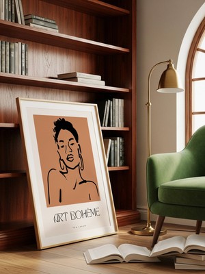 Fuart.Co Zıt Art Bohem Dijital Baskı Poster (Çerçevesiz)