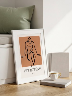 Fuart.Co Başını Kaldır Art Bohem Dijital Baskı Poster (Çerçevesiz) ARFU