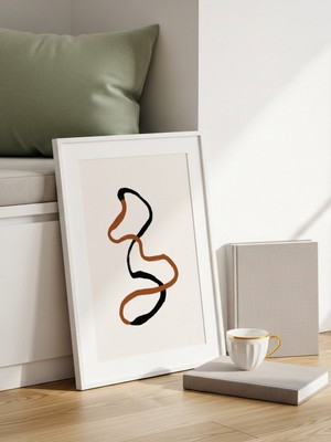 Fuart.Co Renkli Dans Art Bohem Dijital Baskı Poster (Çerçevesiz)