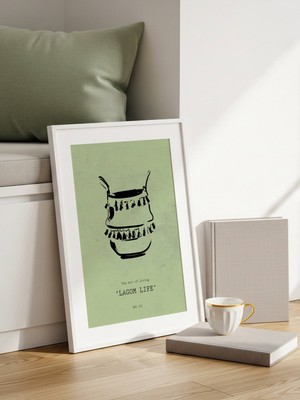 Fuart.Co Lagom Sepeti Art Bohem Dijital Baskı Poster (Çerçevesiz) ARFU