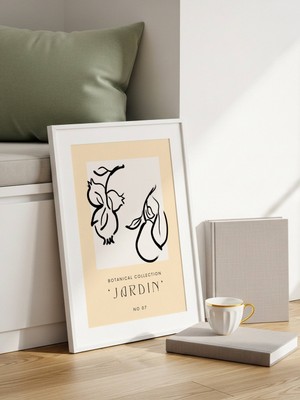 Fuart.Co Mutfak Bereketi Art Bohem Dijital Baskı Poster (Çerçevesiz) ARFU