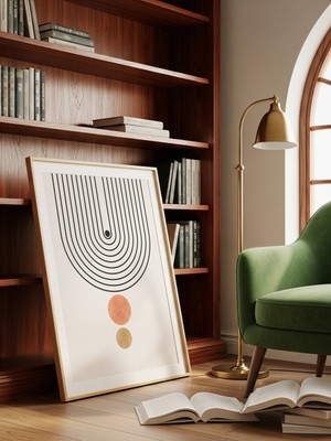 Fuart.Co Zarif Düş Art Bohem Dijital Baskı Poster (Çerçevesiz) ARFU