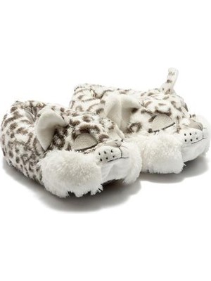 Twigy Pompik Kadın Hayvanlı Panduf Gri 36/41