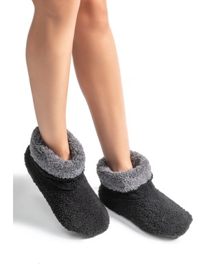 Twigy Comfy Kadın,Garson Boy Ev Botu Siyah 36/41