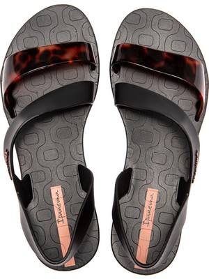 Ipanema Vibe Fem Kadın Sandalet Siyah-Leopar 35/42