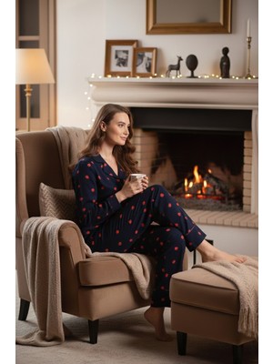 Lela Reguar Fit Yumuşak Dokulu Pijama Takımı Bayan Pijama Takımı 611PT288Y