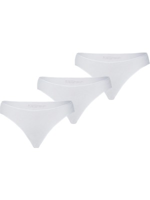 Blackspade Kadın Slip Külot 3'lü Paket Essential 1574 - Beyaz
