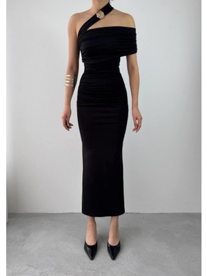 Reta Çapraz Omuz Elbise