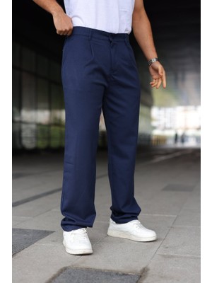 Erkek Beli Lastikli Baggy Pantolon