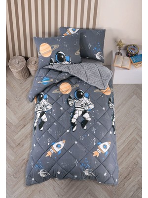 Bella Home Tek Kişilik Jakarlı Uyku Seti - Wellsoft Yorgan - 3 Parça - Pvc Orijinal Çantalı