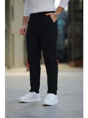 Erkek Beli Bağcıklı Jogger Pantolon