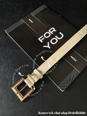 Fiori Antik Kare Tokalı Köprülü Kadın Kemeri, Pantolon Kemeri, Ceket Kemeri, Elbise Kemeri