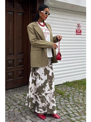 Ince Deri Kemerli Chanel Saten Etek 4050