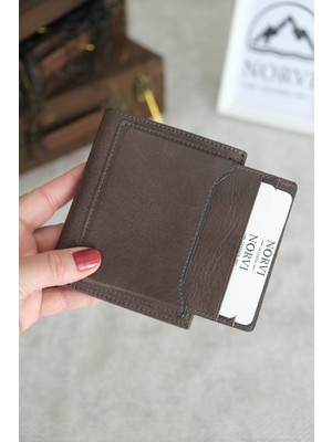 Norvi Leather Hakiki Deri Cüzdan Kartlık