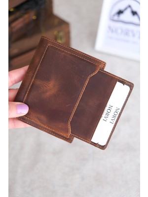 Norvi Leather Hakiki Deri Cüzdan Kartlık