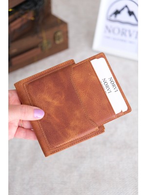 Norvi Leather Hakiki Deri Cüzdan Kartlık