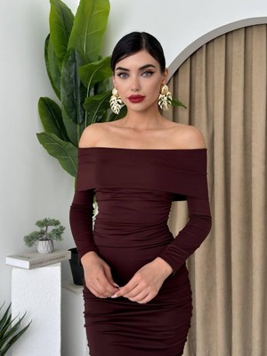 Dakota Drapeli Elbise