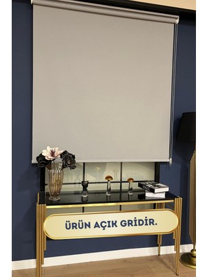 Volper Mekanik VP1409 İthal Mat Kalın Kumaşlı Stor Perde Eteksiz (Açık Gri)