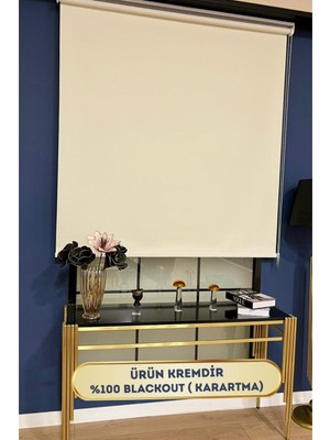 Volper Mekanik VP2301 Blackout %100 Işık Geçirmez Stor Perde (Krem)