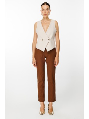 Ekol Kadın Regular Fit Pantolon - Minimalist Günlük Tarz