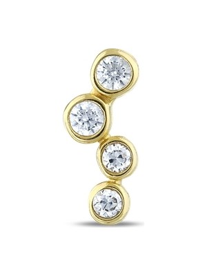 Assos Pırlanta Altın Tragus Piercing - 14K