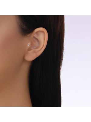 Assos Pırlanta Altın Tragus Piercing - 14K