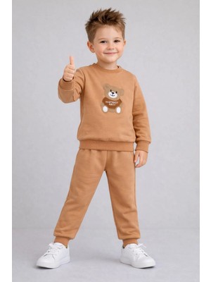 İklimix Erkek Çocuk Eşofman Takımı %100 Pamuk 2 İp