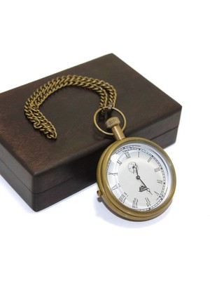 Livenda Ahşap Kutulu Köstekli Saat KSK36