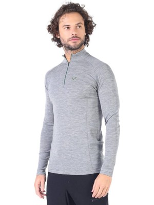 Woolona Astro Uzun Kollu Yarım Fermuarlı Yün Termal Içlik