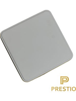 Prestio Beyaz Metal Kutu 192 x 192 x 45H mm