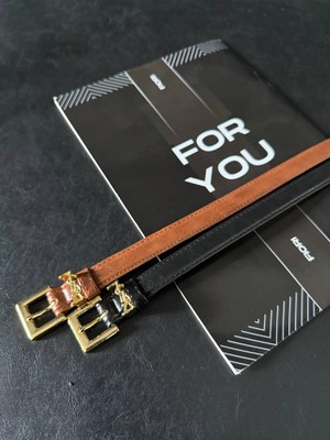 Fiori Yazılı Tokalı Köprülü Kadın Kemer, Pantolon Kemeri, Ceket Kemeri, Elbise Kemeri, Gömlek Kemeri