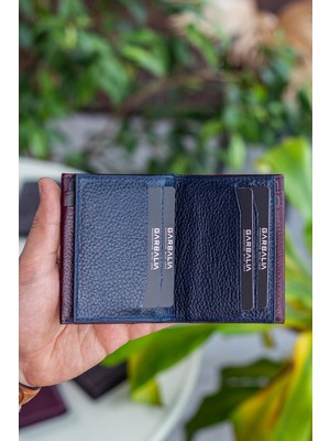 Garbalia Paola Hakiki Deri Kartlık Cüzdan