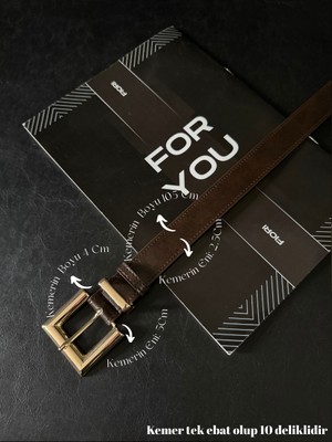 Fiori Gold Kare Tokalı Köprülü Kadın Kemeri, Pantolon Kemeri, Ceket Kemeri, Elbise Kemeri