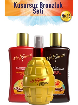 Kusursuz Brıonzluk Seti No:16 - Bronzing Bomb & Yoğun Bronzlaştırıcı SPF 0 & Bronzluk Koruyucu Losyon