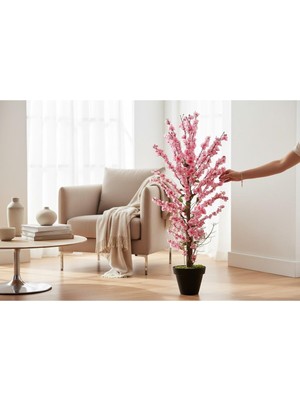 Erhan Flowers Pembe Bahar Dalı Yapay Agaç 160 cm
