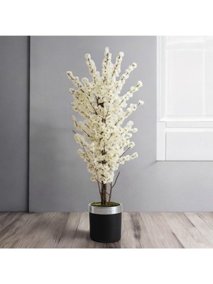 Erhan Flowers Yapay Beyaz Bahar Dalı Yapay Ağaç
