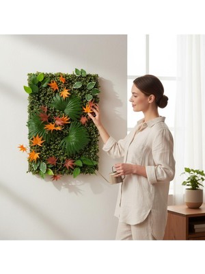 Erhan Flowers Yapay Çiçek Duvar Kaplama 40X60 cm