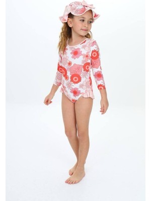 ministok Fırfırlı Şapka Aksesuarlı Mayo