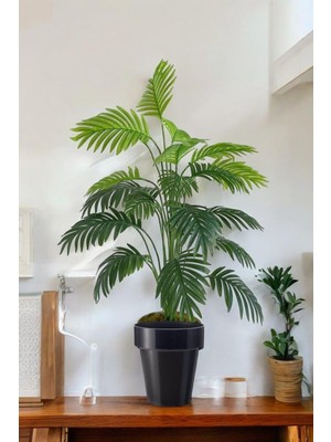 Yapay 18 Dallı Areka Ağacı 80 cm Palmiye 1.kalite Islak Doku