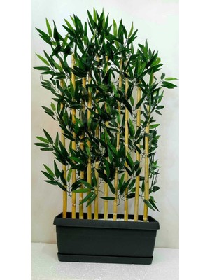 Erhan Flowers 10'lu 140 cm Bambu Plastik Saksı