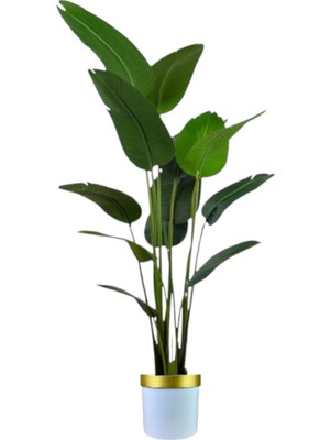 Yapay Ağaç Starliçe 180 cm Beyaz Gold Saksı