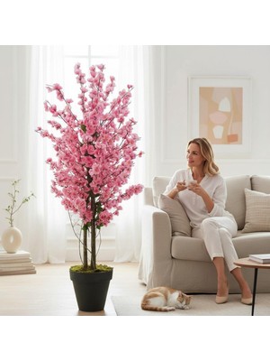 Erhan Flowers 140 cm Yapay Ağaç Bahar Dalı