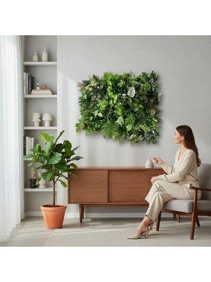 Erhan Flowers Yapay Çiçek Duvar Kaplama 40X60 cm