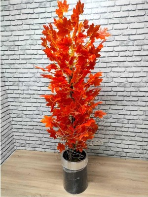 Erhan Flowers 180 cm Hazan Çınar Yaprak Yapay Ağaç Şık Darbuka Saksıda