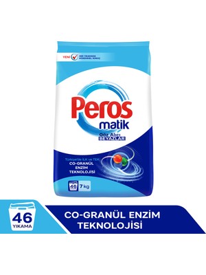 Peros Matik Göz Alıcı Beyaz 7 kg